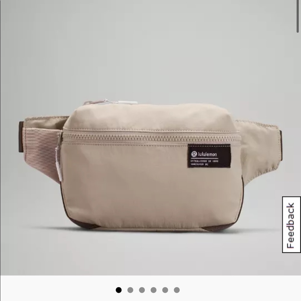 ISO this!!! Lululemon clean lines belt bag in raw linen
